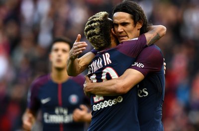 Neymaras ir Edinsonas Cavani