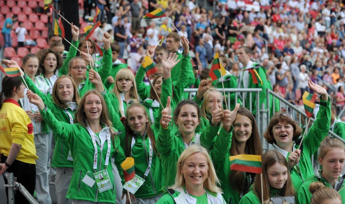 Lietuvos delegacija Europos jaunimo olimpiniame  festivalyje Ultrechte