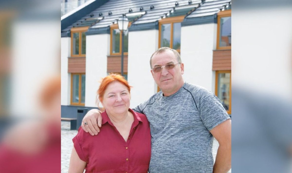 Vasilijus Rysakovas su žmona Jūrate Rysakova / Kotrynos Slobodianikaitės nuotr. 