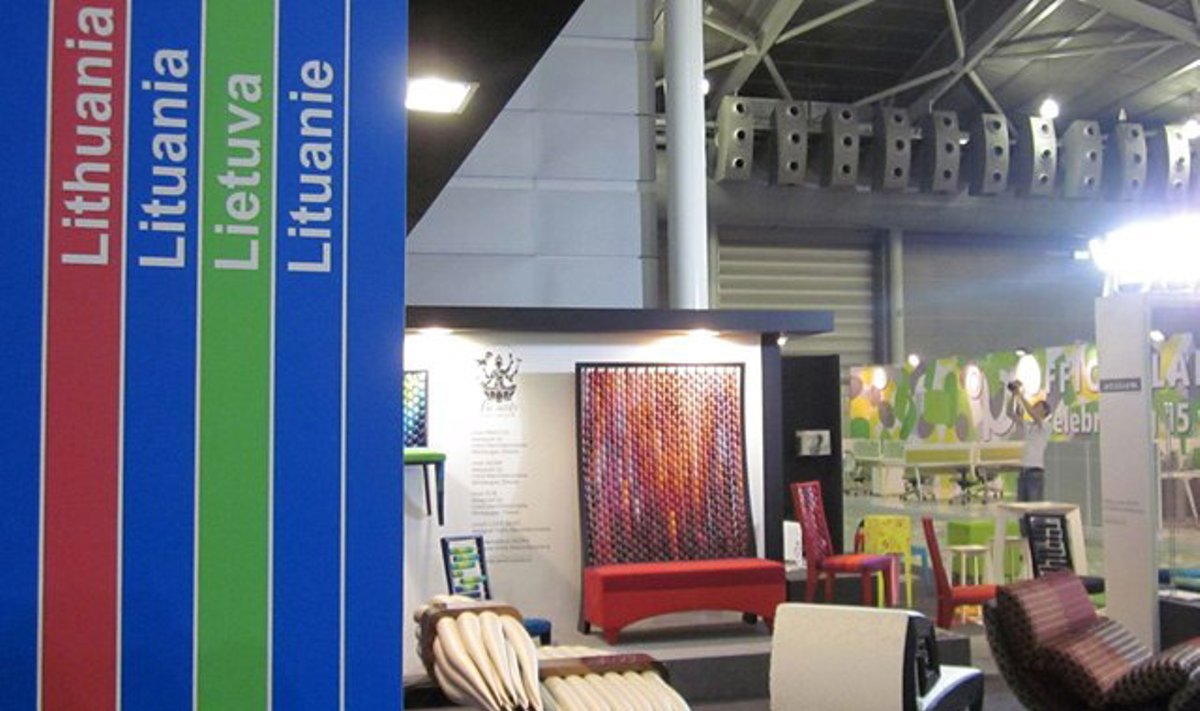 Lietuvos stendas baldų ir dizaino parodoje IFF Singapūre