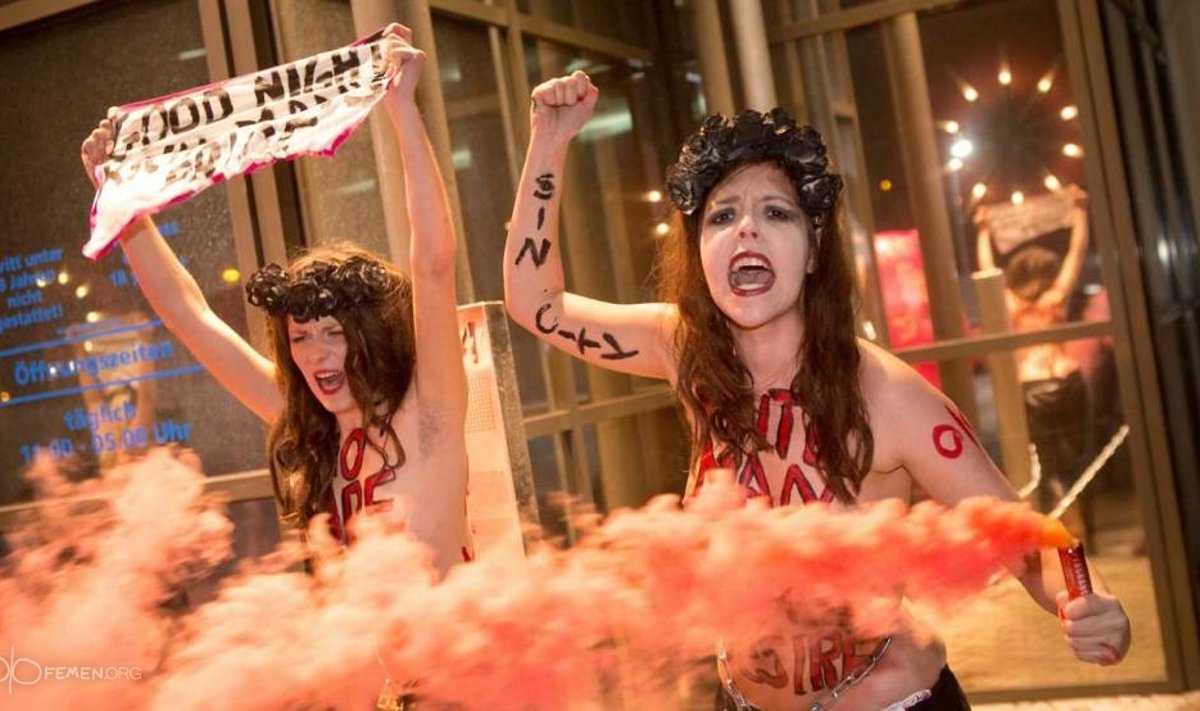 Femen protestas Berlyne. Femen nuotr.
