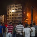 Auga didžiulio gaisro Kairo centre aukų skaičius