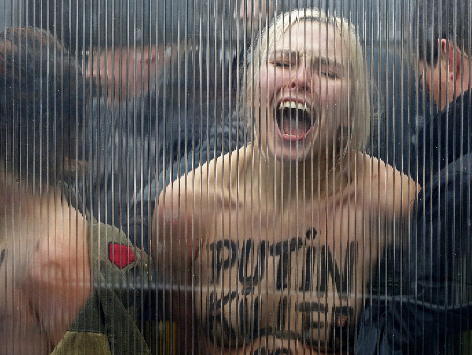 FEMEN в Брюсселе: 