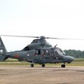Naujasis Lietuvos kariuomenės sraigtasparnis „Eurocopter Dauphin“