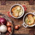 Bon appetit: ideali prancūziška svogūnų sriuba