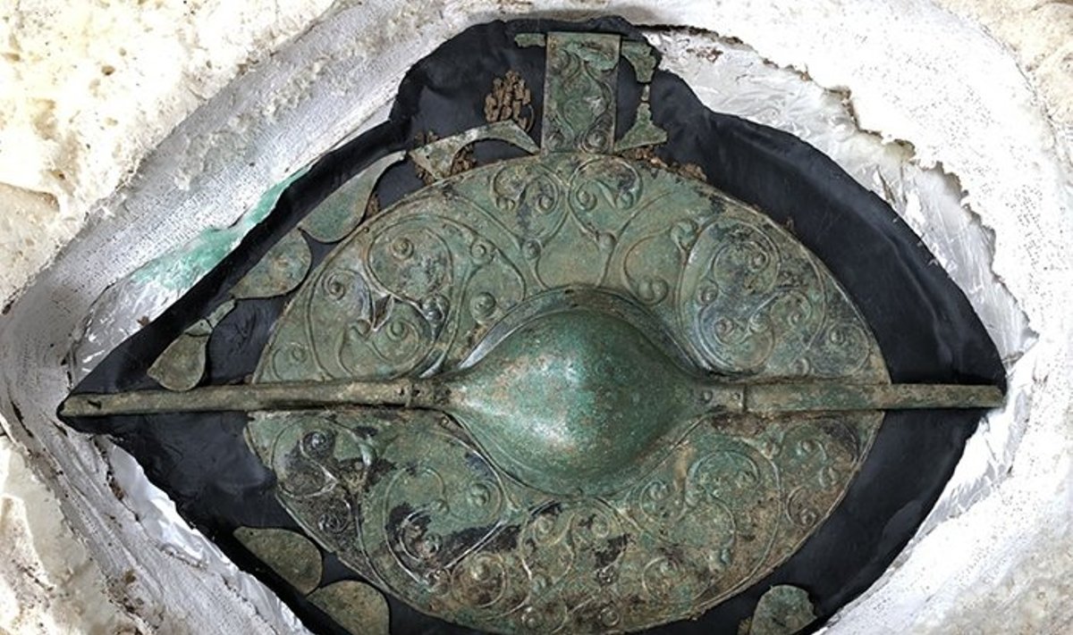 Atrastas keltų kario kapas