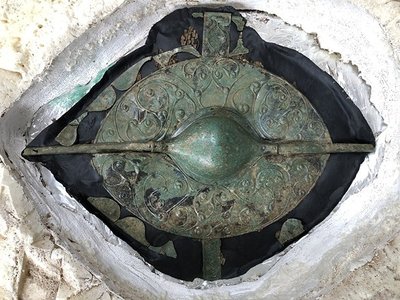 Atrastas keltų kario kapas