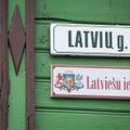 Vilniuje atidengta gatvės lentelė latvių kalba
