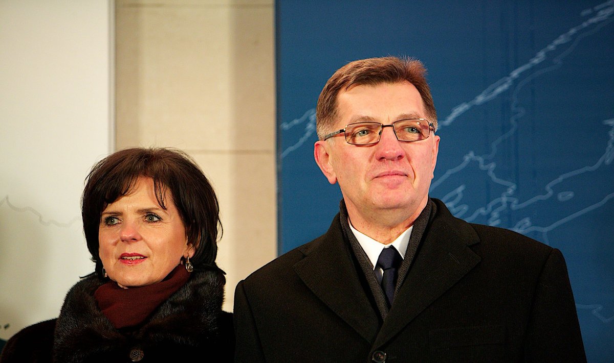 PM Algirdas Butkevičius and his wife Janina