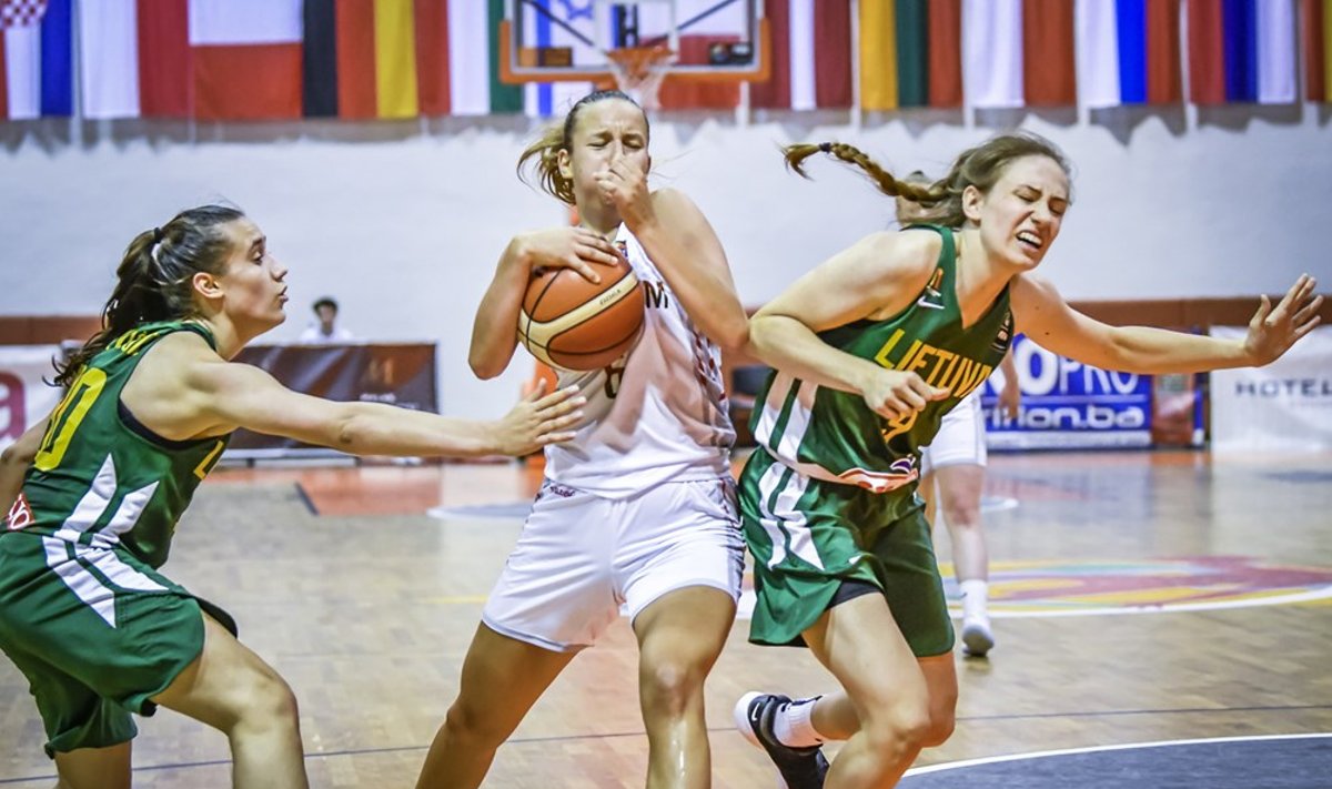 Europos merginų iki 18 metų čempionatas: Lietuva - Belgija