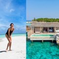 Agnė Jagelavičiūtė atostogoms pasirinko tą pačią Maldyvų salą, kurioje atostogauja Naomi Campbell ir kitos pasaulinės įžymybės
