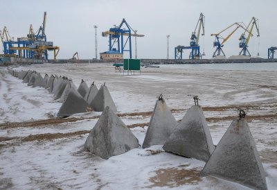 Ištuštėjęs Mariupolio uostas