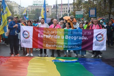 Belgrade suimti dešimtys uždrausto „EuroPride“ susibūrimo dalyvių