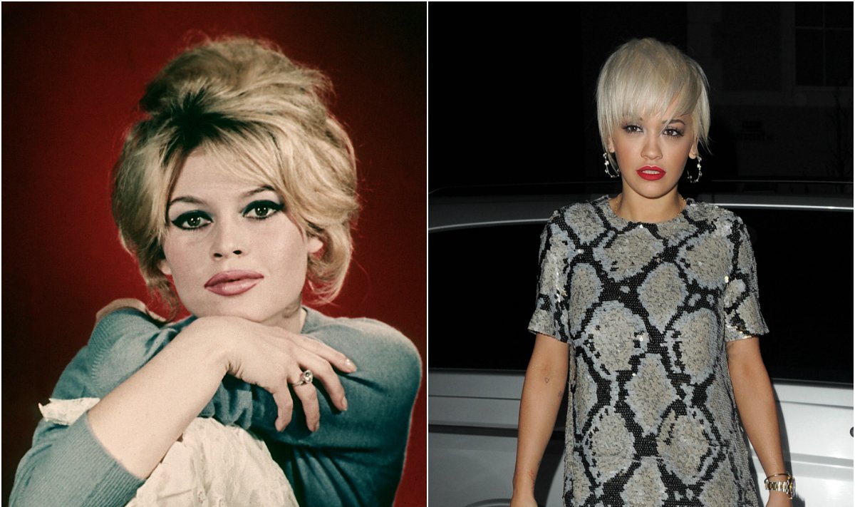 Brigitte Bardot ir Rita Ora
