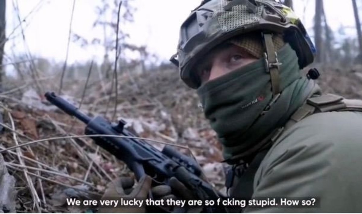 Ukrainiečių karys pasaloje