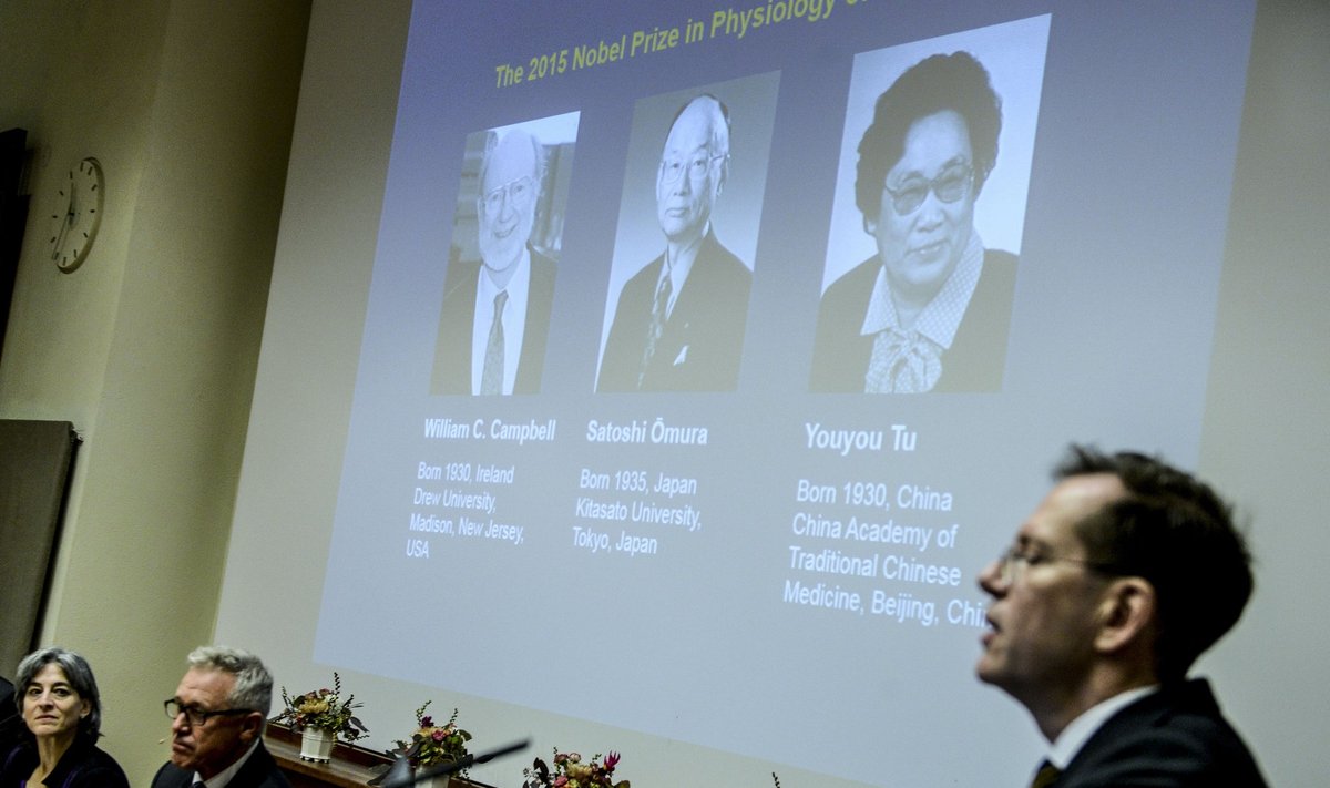 2015 metų Nobelio medicinos ir fiziologijos premijos laureatai