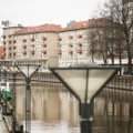 Naktinės maudynės Danės upėje: peršlapusį ir į ožio ragą sušalusį nelaimėlį ištraukė ugniagesiai
