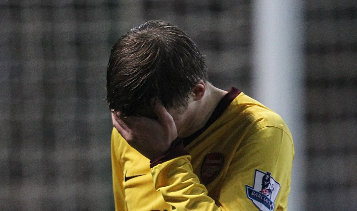 Andrejus Aršavinas - nelaimingas "Arsenal" klube 