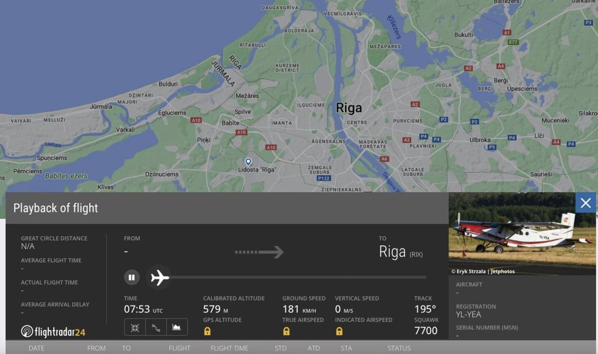 Netoli Rygos oro uosto iš radarų dingo nedidelis lėktuvas