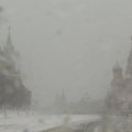 Balandis į Maskvą atnešė pūgą