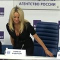 Актриса и защитница прав животных Памела Андерсон посетила Москву