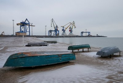 Ištuštėjęs Mariupolio uostas