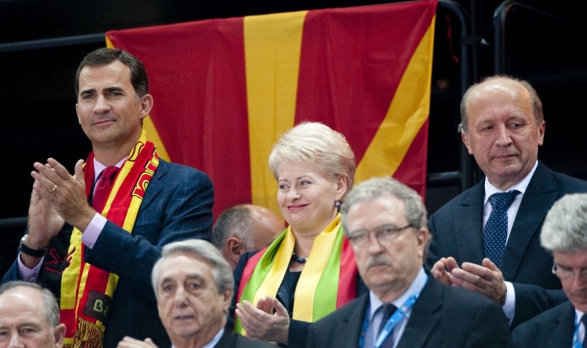 Ispanijos princas Felipe, Dalia Grybauskaitė, Andrius Kubilius