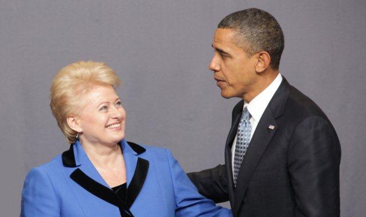 Dalia Grybauskaitė ir Barakas Obama    (Dž. Barysaitės nuotr.)