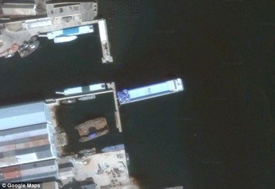 Palydovas užfiksavo prabangią jachtą Š. Korėjoje