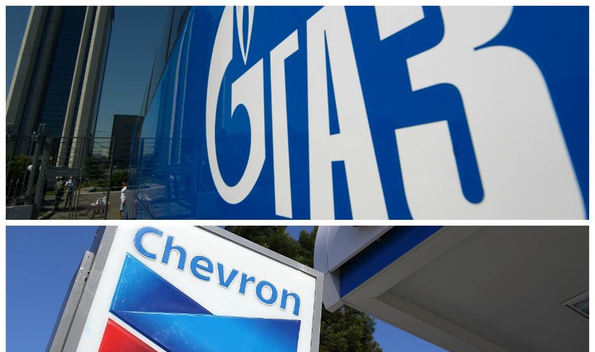 Gazprom ir Chevron
