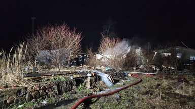 Vilniaus rajone po gaisro rasti žmogaus palaikai