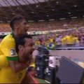 Paulinho įvartis išvedė brazilus į FIFA Konfederacijų taurės finalą