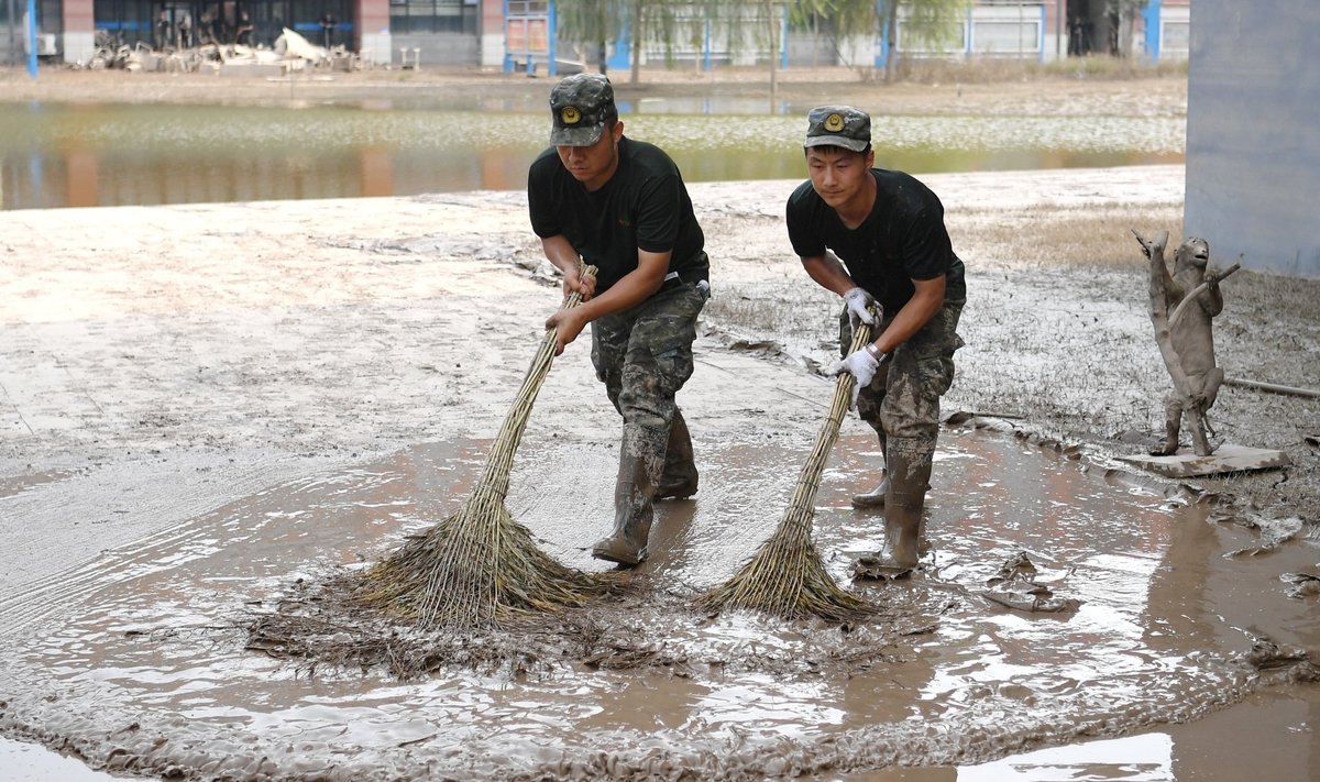 Potvyniai Kinijoje