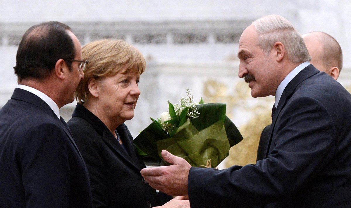 Angela Merkel, Aliaksandras Lukašenka