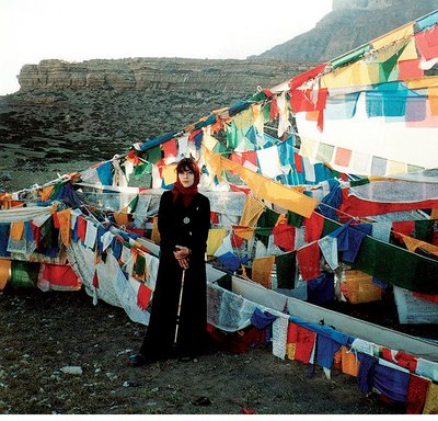 Jurga Ivanauskaitė. Kelio aplink šventąjį Kailašo kalną pradžia, Tibetas, 1998.