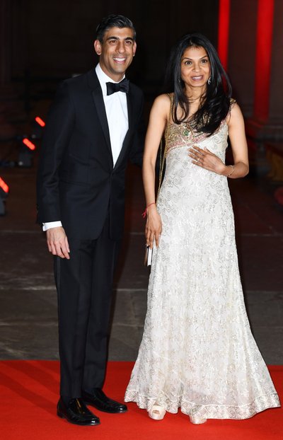 Rishi Sunakas ir jo žmona Akshata Murthy