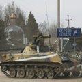 Kyjivas sako nematąs jokių ženklų, kad Rusijos pajėgos trauktųsi iš Chersono