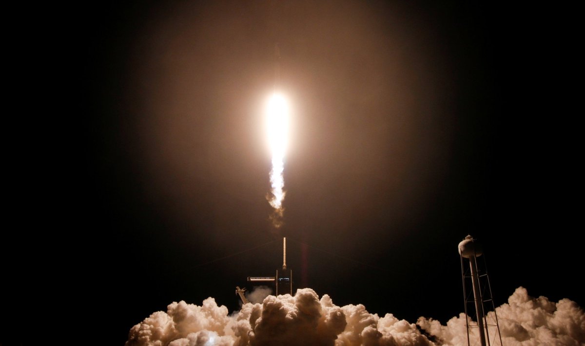 Misijos SpaceX kelionė į TKS / Scanpix/Reuters/AFP nuotr.
