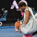 Per setą nuo pusfinalio buvęs Nadalis patyrė traumą ir pasitraukė iš „Australian Open“