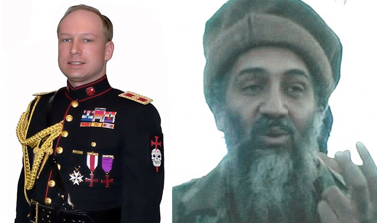 A Breivikas ir O. bin Ladenas