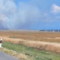 Kryme prie Čaudos kyšulio, iš kur rusai paleidžia dronus, kilo didelis gaisras
