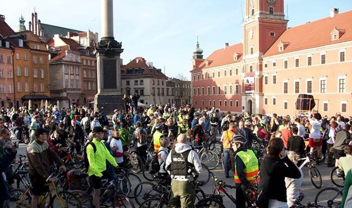 Warszawa  - europejską stolicą  rowerową