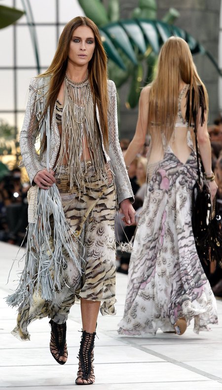 2011 m. pavasario-vasaros tendencijos. Laukiniai raštai. Roberto Cavalli