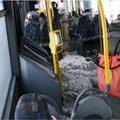 Sniego pusnys – ne tik už lango, bet ir autobusuose: gyventojai dalijasi sostinėje užfiksuotu kadru