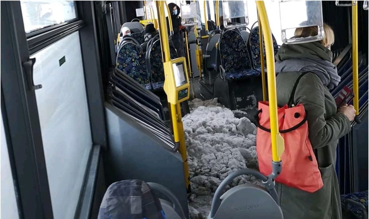 Sniegas 1G autobuse