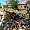 Rusai smogė miesto centrui Sumų srityje: yra žuvusių