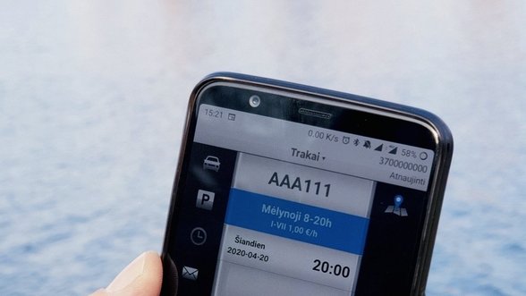 Trakuose startuoja mobilioji programėlė m.Parking