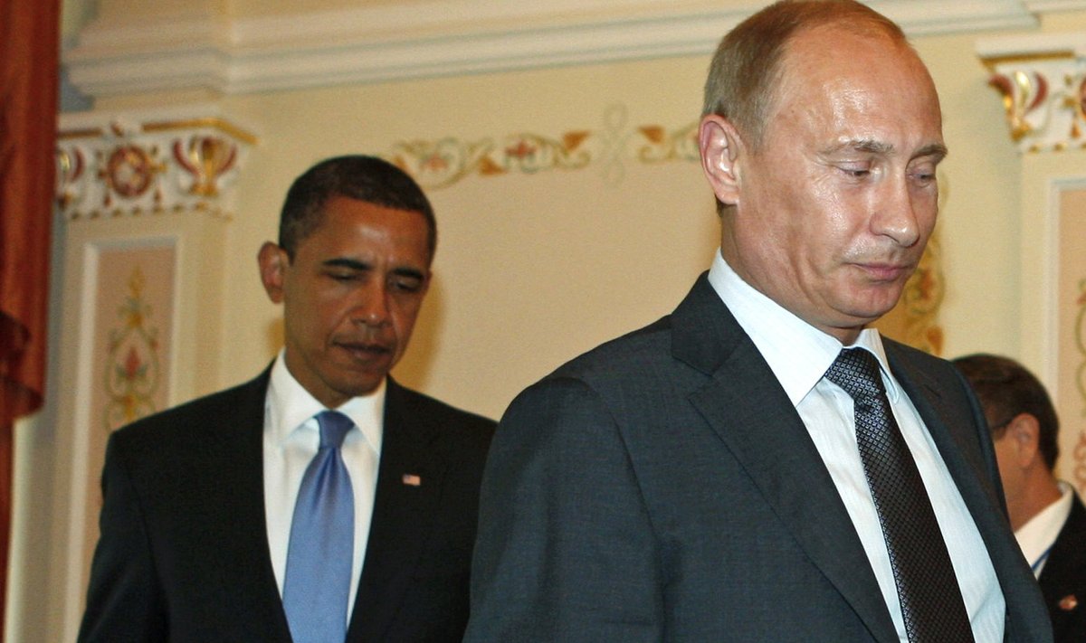 B. Obamos ir V. Putino susitikimas