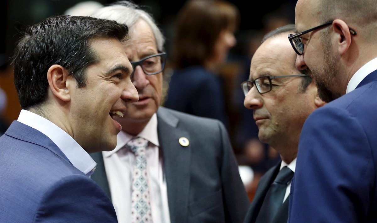 ES vadovų derybos dėl Graikijos prasidėjo