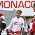 Monako GP etapo šeštadienio treniruotėse greičiausias buvo S. Vettelis